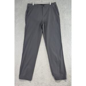 Vuori Pants Mens Sz Large Gray Style V444 Performance Joggers Athletic Cuffed